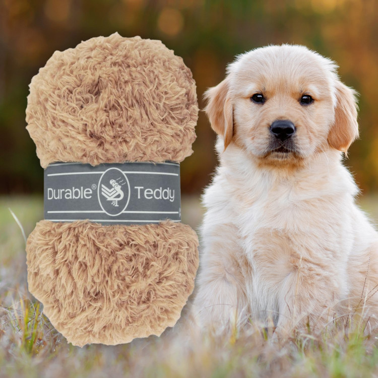 Durable Teddy 422 Sesame - drapp buklé fonal