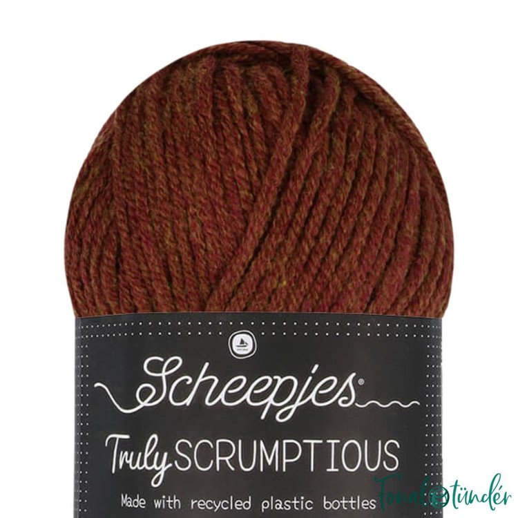 Scheepjes Truly Scrumptious - 367 - Salted Caramel Brownie - barna akril fonal