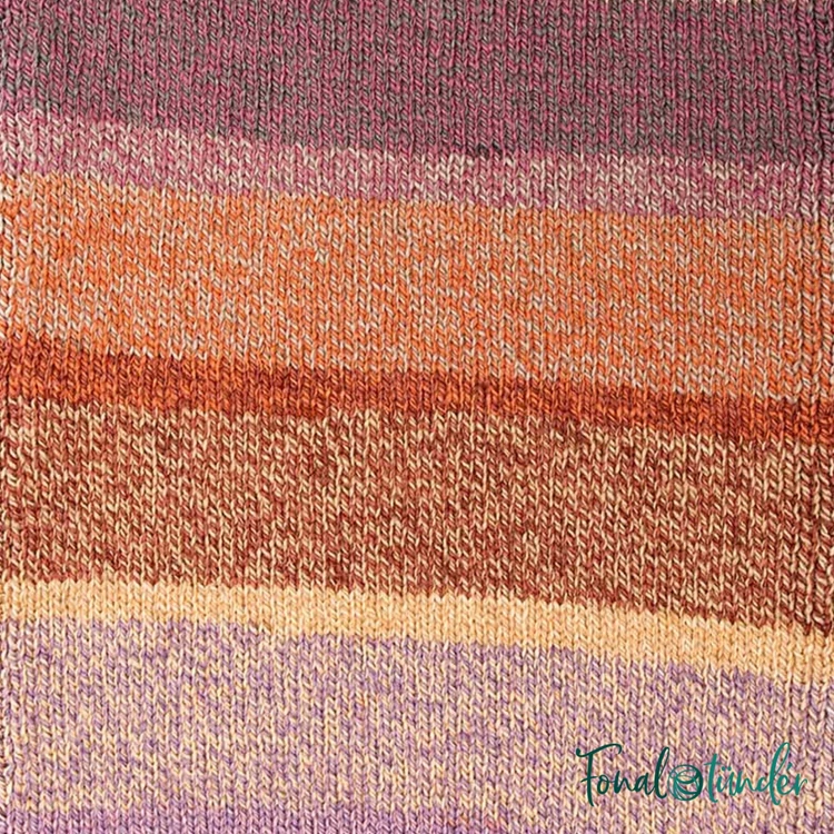 Rico Chic-Unique 002 Fire - gardient yarn - gyapjú keverék fonal