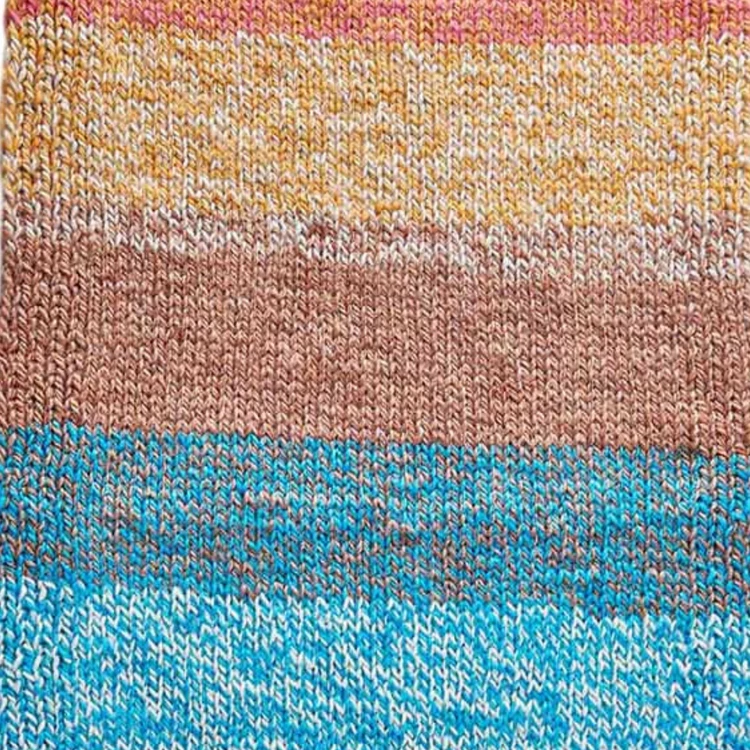 Rico Chic-Unique 011 Rainbow - gardient yarn - gyapjú keverék fonal