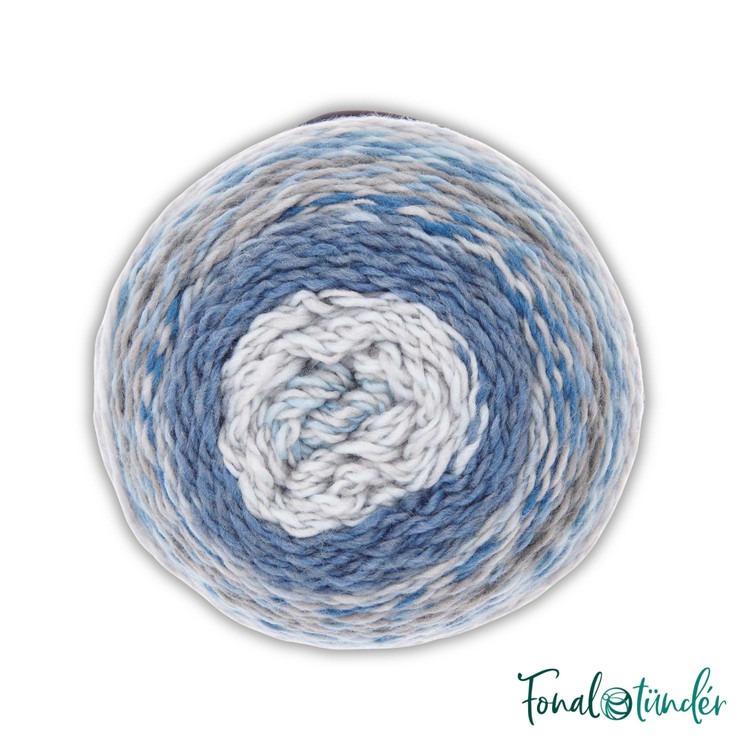 Rico Chic-Unique 017 Blue - Kékség - gyapjú keverék fonal Rico Chic-Unique 017 Blue - Kékség - gyapjú keverék fonal
