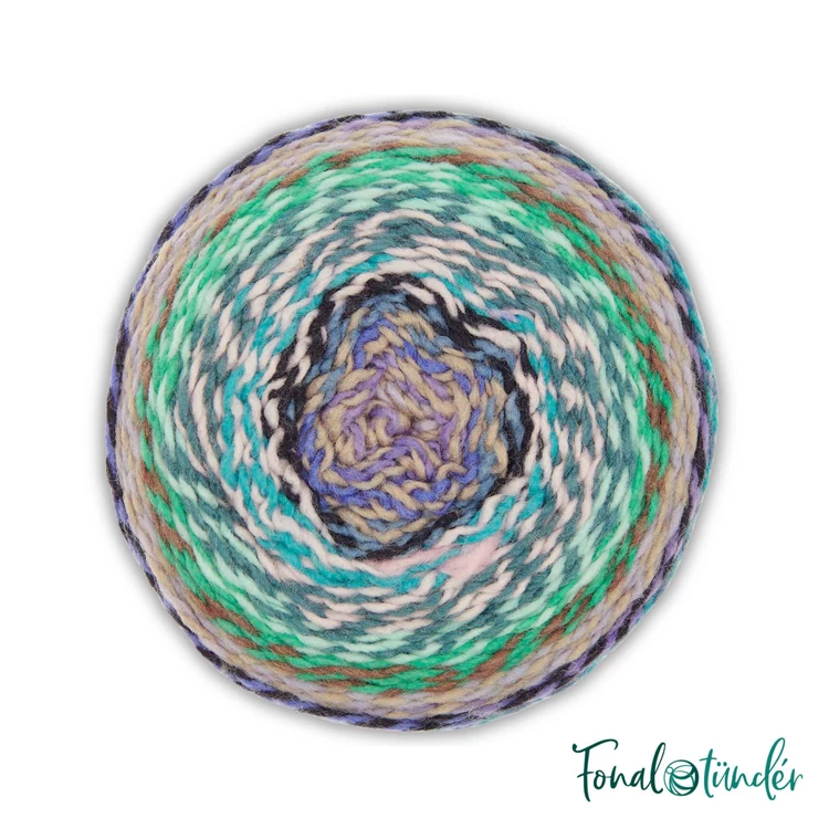 Rico Chic-Unique 025 Orchids - gardient yarn - gyapjú keverék fonal