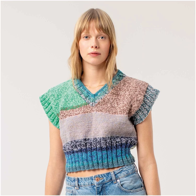 Rico Chic-Unique 025 Orchids - gardient yarn - gyapjú keverék fonal