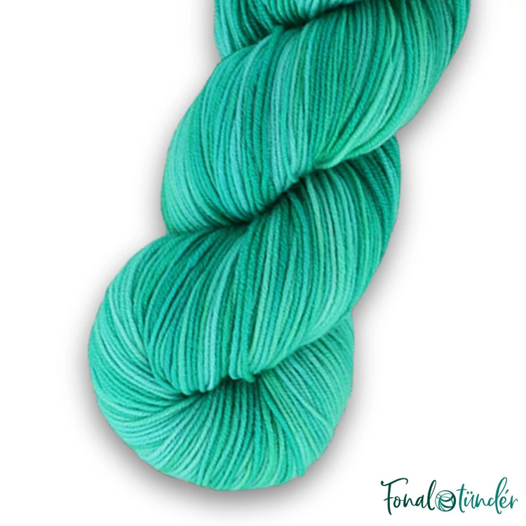 Simy's Hope DK - green hand-dyed merino wool yarn - kézzel festett zöld gyapjú fonal