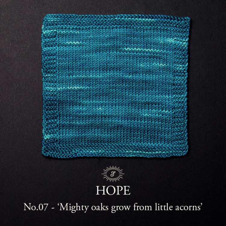 Simy's Hope DK - 07 - kézzel festett kék gyapjú fonal Simy's Hope DK - 07 - kézzel festett kék gyapjú fonal