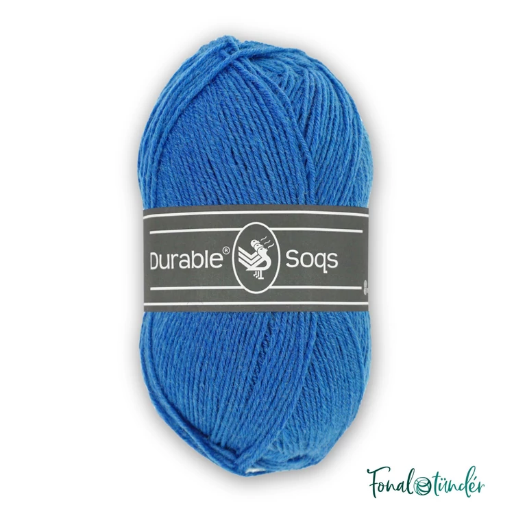 Durable Soqs 2103 Cobalt - kék gyapjú zoknifonal - blue wool socks yarn