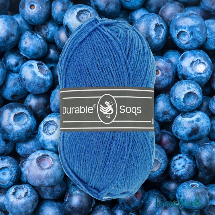 Durable Soqs 2103 Cobalt - kék gyapjú zoknifonal - blue wool socks yarn