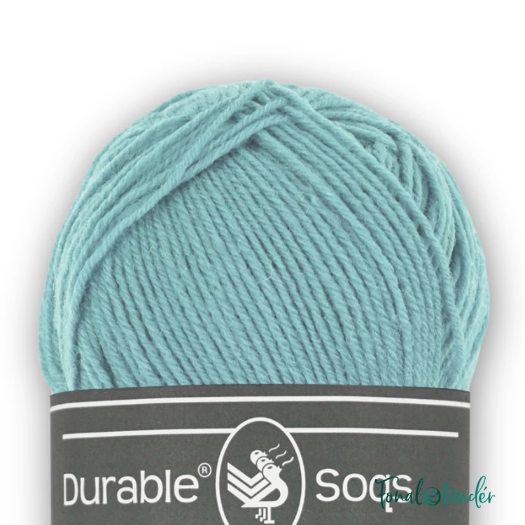 Durable Soqs 2134 Vintage Green - fakózöld gyapjú zoknifonal - wool socks yarn