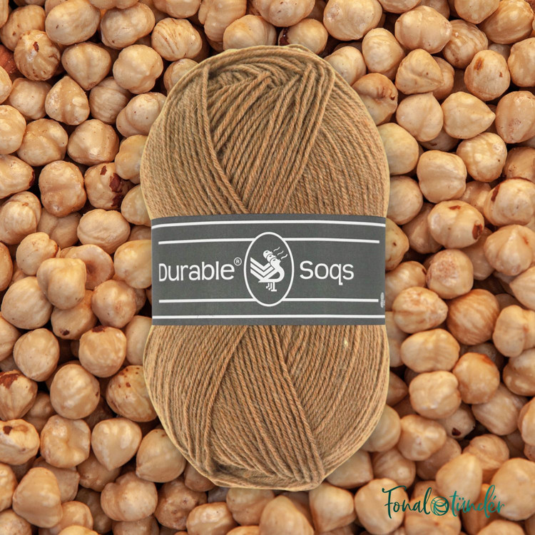 Durable Soqs 2218 Hazelnut - világosbarna gyapjú zoknifonal Durable Soqs 2218 Hazelnut - világosbarna gyapjú zoknifonal
