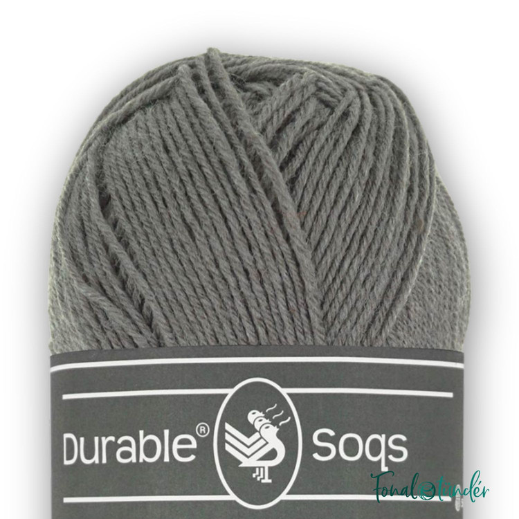 Durable Soqs 2236 Charocal - sötétszürke gyapjú zoknifonal Durable Soqs 2236 Charocal - sötétszürke gyapjú zoknifonal