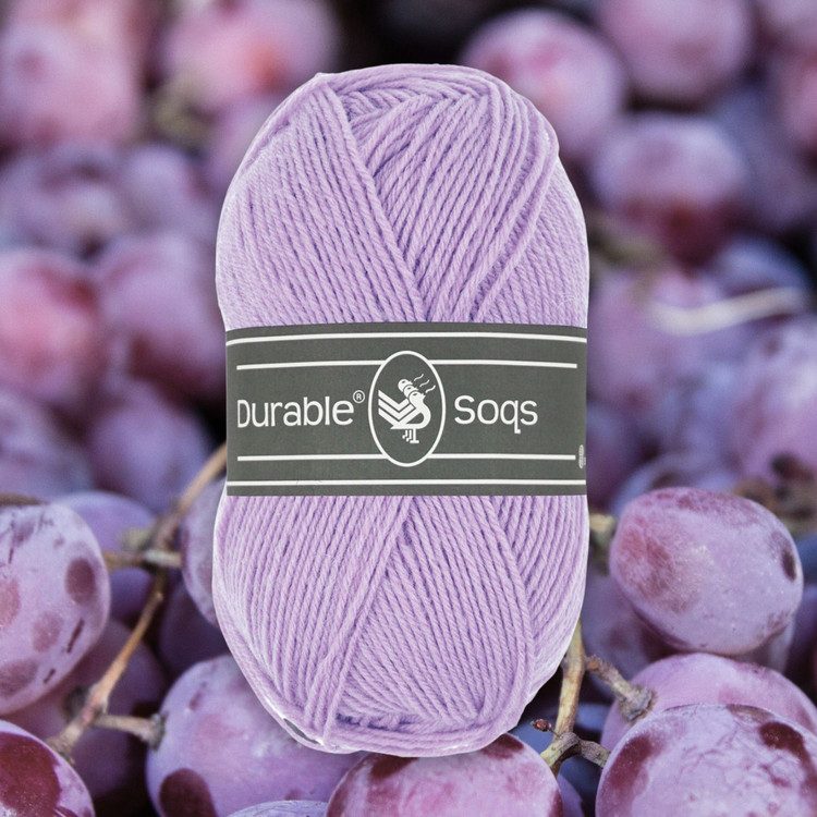 Durable Soqs 268 Pastel Lilac - lila gyapjú zoknifonal Durable Soqs 268 Pastel Lilac - lila gyapjú zoknifonal