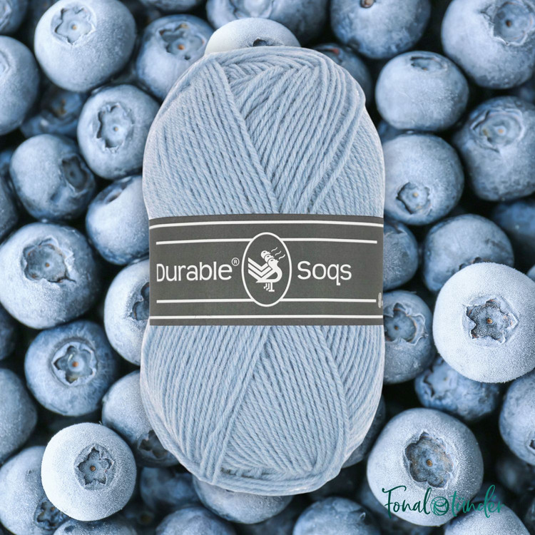 Durable Soqs 289 Blue Gray - szürkéskék gyapjú zoknifonal Durable Soqs 289 Blue Gray - szürkéskék gyapjú zoknifonal
