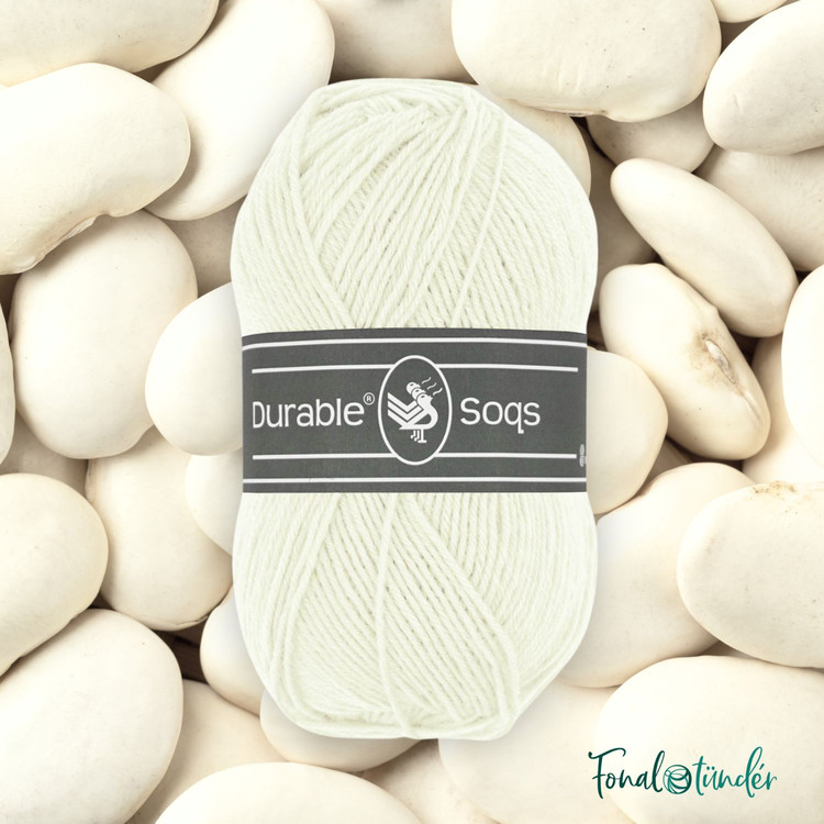 Durable Soqs 326 Ivory - törtfehér gyapjú zoknifonal Durable Soqs 326 Ivory - törtfehér gyapjú zoknifonal