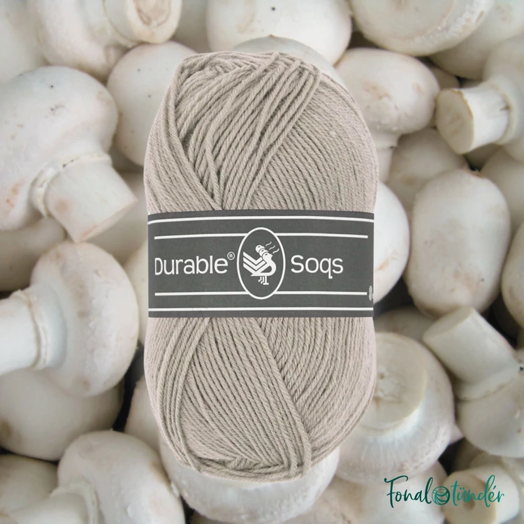 Durable Soqs 401 Opal Gray - drappos szürke gyapjú zoknifonal - wool socks yarn