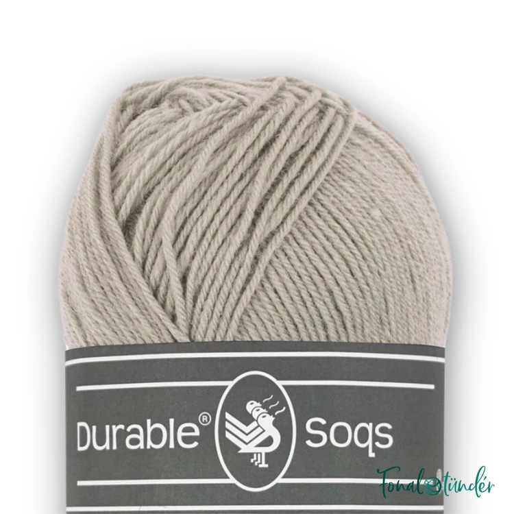 Durable Soqs 401 Opal Gray - drappos szürke gyapjú zoknifonal - wool socks yarn