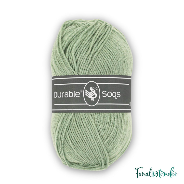Durable Soqs 402 Seagrass - halványzöld gyapjú zoknifonal