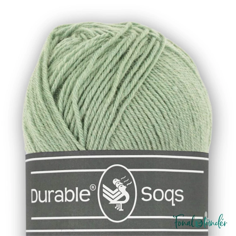 Durable Soqs 402 Seagrass halványzöld gyapjú zoknifonal - wool socks yarn