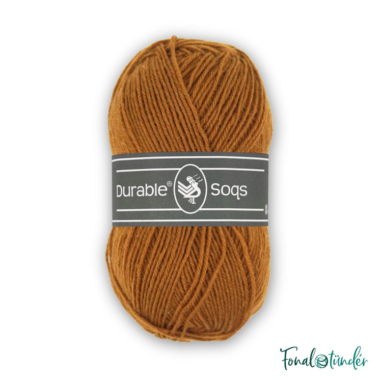 Durable Soqs 407 Almond - barna gyapjú zoknifonal