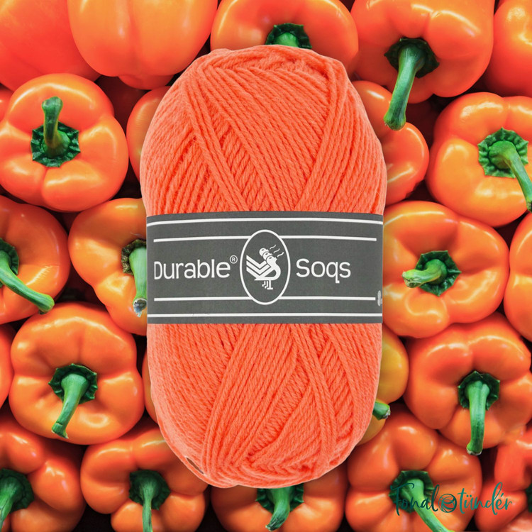 Durable Soqs 408 Fresh Coral - piros gyapjú zoknifonal Durable Soqs 408 Fresh Coral - piros gyapjú zoknifonal
