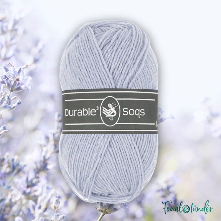Durable Soqs 410 Misty Blue - halványkék gyapjú zoknifonal Durable Soqs 410 Misty Blue - halványkék gyapjú zoknifonal