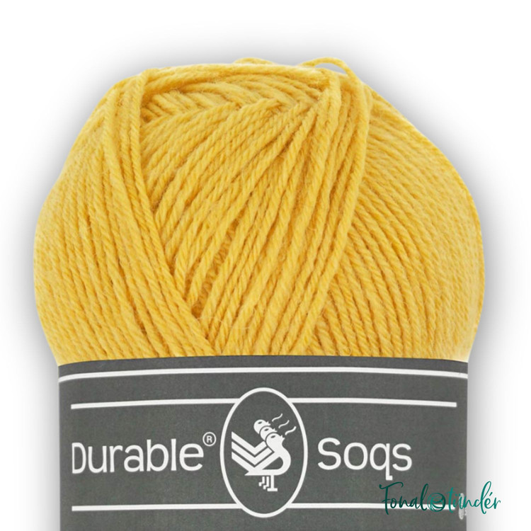 Durable Soqs 411 Mimosa - élénk sárga gyapjú zoknifonal Durable Soqs 411 Mimosa - élénk sárga gyapjú zoknifonal