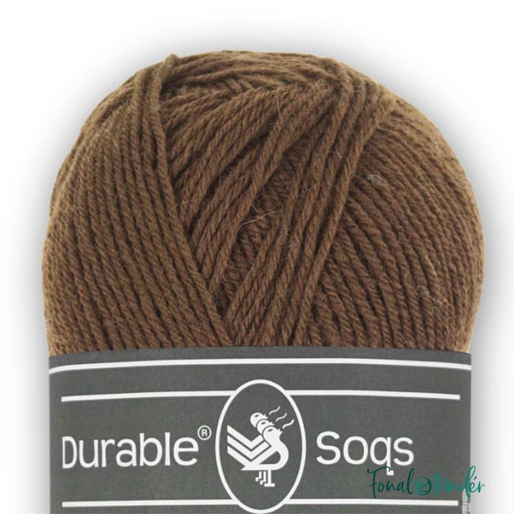 Durable Soqs 413 Mustang - sötétbarna gyapjú zoknifonal Durable Soqs 413 Mustang - sötétbarna gyapjú zoknifonal
