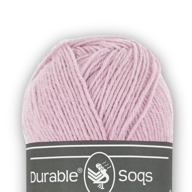 Durable Soqs 419 Orchid - halványlila gyapjú zoknifonal - wool socks yarn