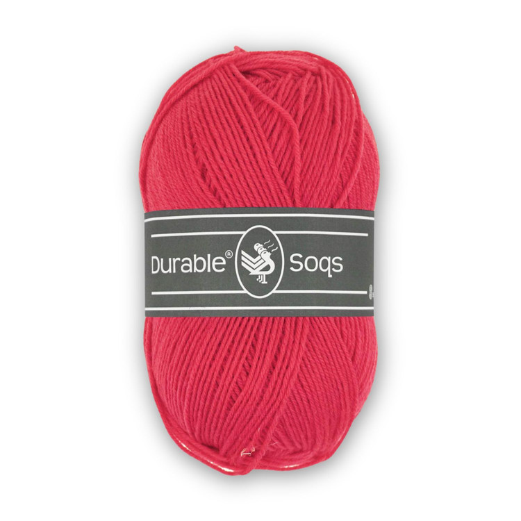Durable Soqs 420 Paradise Pink - élénk rózsaszín gyapjú zoknifonal