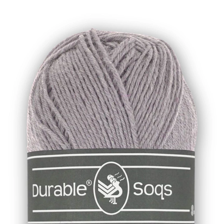 Durable Soqs 421 Lavender Gray - lilás szürke gyapjú zoknifonal - wool socks yarn