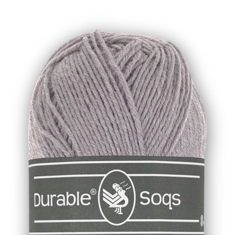 Durable Soqs 421 Lavender Gray - fakó lilás szürke gyapjú zoknifonal Durable Soqs 421 Lavender Gray - fakó lilás szürke gyapjú zoknifonal