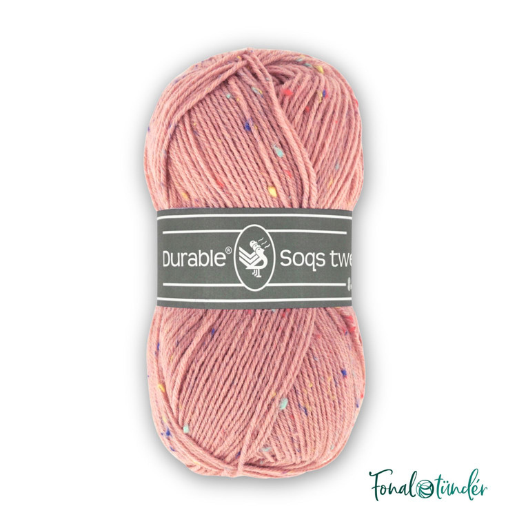 Durable Soqs Tweed 225 Vintage pink - rózsaszín gyapjú zoknifonal