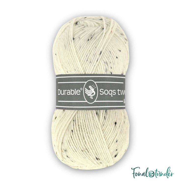 Durable Soqs Tweed 326 Ivory - törtfehér gyapjú zoknifonal Durable Soqs Tweed 326 Ivory - törtfehér gyapjú zoknifonal