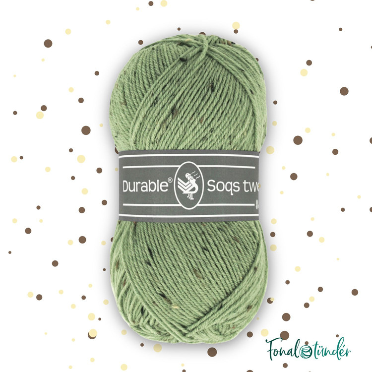 Durable Soqs Tweed 424 Saxon Green - zöld gyapjú zoknifonal Durable Soqs Tweed 424 Saxon Green - zöld gyapjú zoknifonal