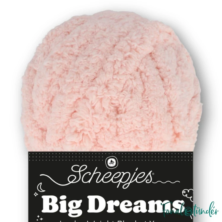 Scheepjes Big Dreams 505 Happiness Pink yarn - rózsaszín fonal