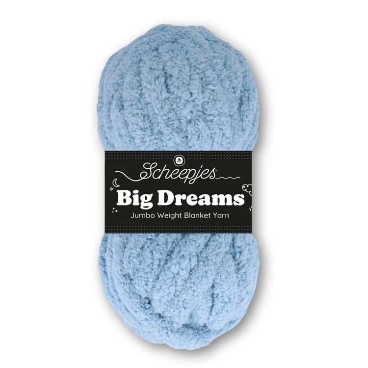 Scheepjes Big Dreams 508 Imagine Light Blue yarn - világoskék fonal