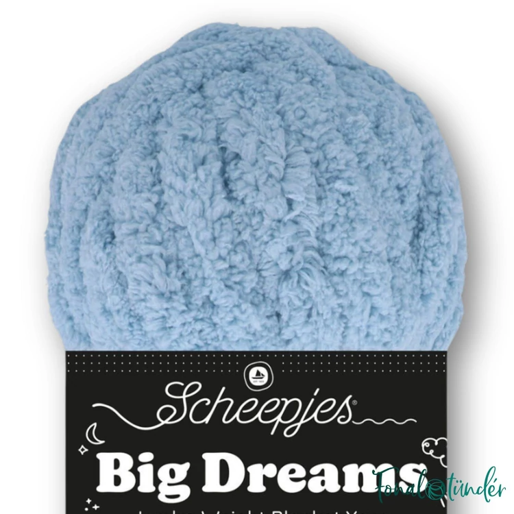 Scheepjes Big Dreams 508 Imagine Light Blue yarn - világoskék fonal