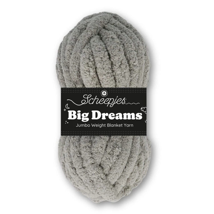 Scheepjes Big Dreams 511 Serenity gray yarn - meleg szürke vastag fonal