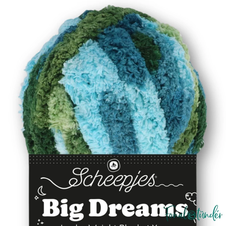 Scheepjes Big Dreams 703 Enchanted multicolor yarn - többszínű szupervastag fonal