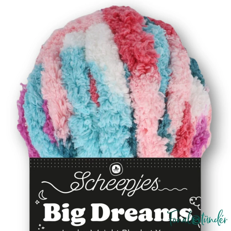 Scheepjes Big Dreams 705 Once Upon multicolor yarn - többszínű szupervastag fonal