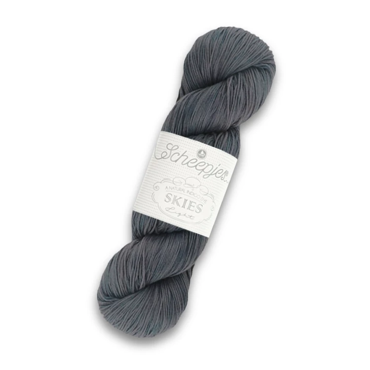 Scheepjes Skies Light 115 Cirrostratus - gray cotton yarn - szürke fonal