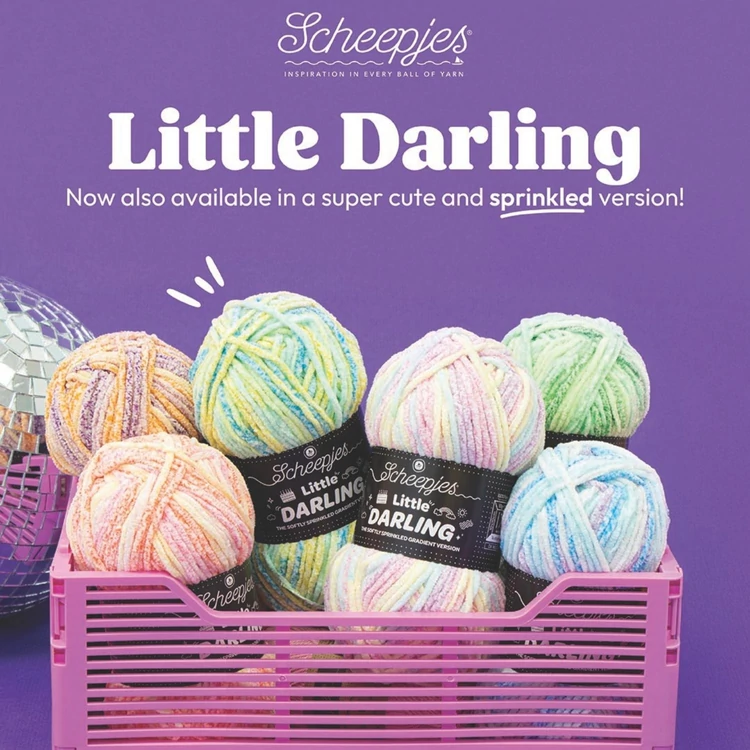 Scheepjes Little Darling Gradient - chenille yarn - zsenília fonal