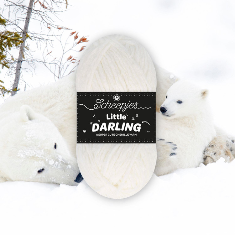 Scheepjes Little Darling- 401 - Ice Bear - Fehér Scheepjes Little Darling- 401 - Ice Bear - Fehér