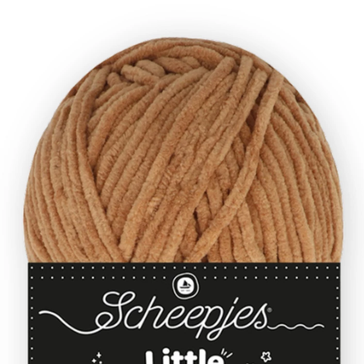 Scheepjes Little Darling 404 Teddy Bear - chenille yarn - barna zsenília fonal