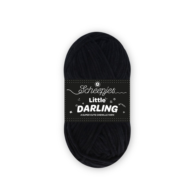 Scheepjes Little Darling- 410 Panda - fekete