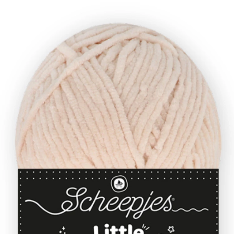 Scheepjes Little Darling 418 Alpaca - chenille yarn - bézs zsenília fonal