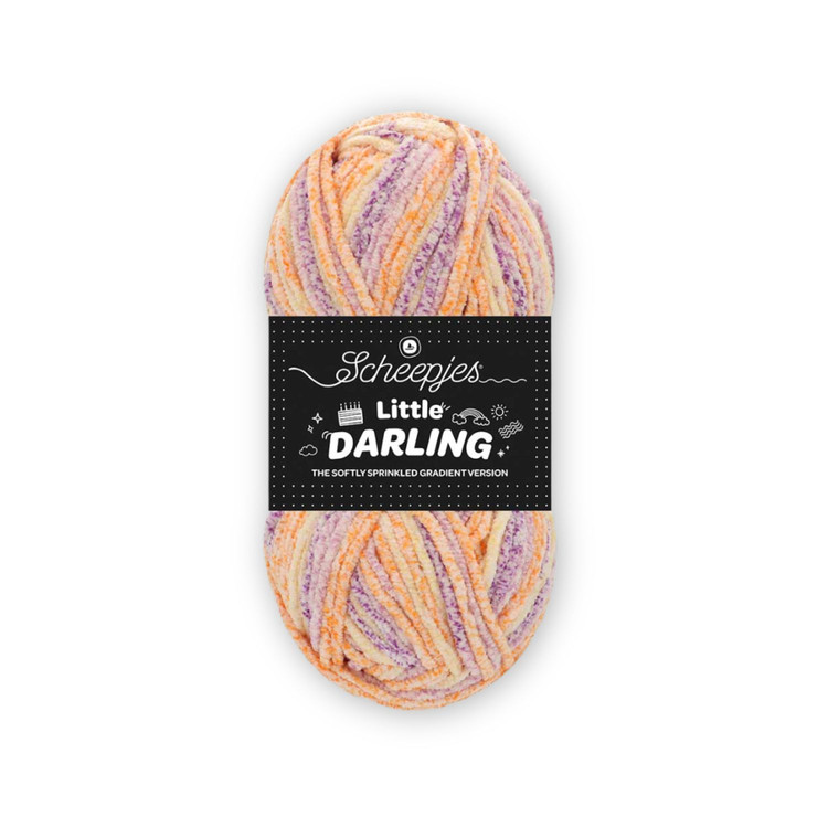Scheepjes Little Darling - Sprinkled Gradient - 02 Sunset - zsenília fonal Scheepjes Little Darling - Sprinkled Gradient - 02 Sunset - zsenília fonal