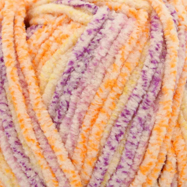 Scheepjes Little Darling Gradient 02 Sunset - chenille yarn - zsenília fonal