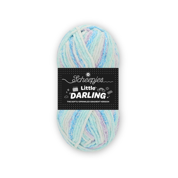 Scheepjes Little Darling - Sprinkled Gradient - 03 Frost - zsenília fonal Scheepjes Little Darling - Sprinkled Gradient - 03 Frost - zsenília fonal