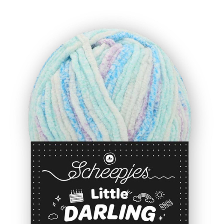 Scheepjes Little Darling - Sprinkled Gradient - 03 Frost - zsenília fonal Scheepjes Little Darling - Sprinkled Gradient - 03 Frost - zsenília fonal