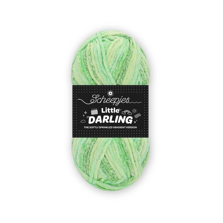 Scheepjes Little Darling Gradient 04 Lakes - chenille yarn - zsenília fonal